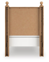 Aleaport Warm Brown Twin Panel Bed, Dresser and Mirror (Online Special Price) - Ornate Home