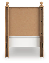 Aleaport Warm Brown Twin Panel Bed (Online Special Price) - Ornate Home