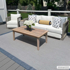 Aleid Blue Outdoor Area Rug - Clearance - Ornate Home