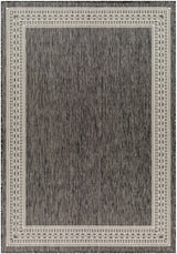 Aleli Black & White Outdoor Area Rug - Clearance - Ornate Home
