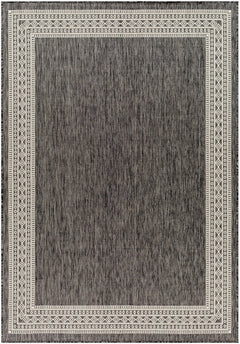 Aleli Black & White Outdoor Area Rug - Clearance - Ornate Home