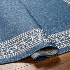 Aleli Blue Outdoor Area Rug - Clearance - Ornate Home