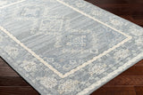 Alena Gray Blue Wool Blend Area Rug - Clearance - Ornate Home