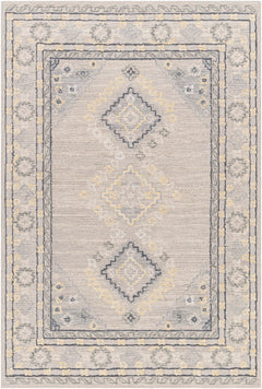 Alena Gray Wool Blend Area Rug - Clearance - Ornate Home