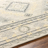 Alena Gray Wool Blend Area Rug - Clearance - Ornate Home