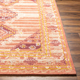 Alena Peach Wool Blend Area Rug - Clearance - Ornate Home