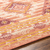 Alena Peach Wool Blend Area Rug - Clearance - Ornate Home