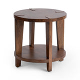 Alenna Tundra Brown End Table - Ornate Home