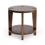 Alenna Tundra Brown End Table - Ornate Home