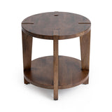 Alenna Tundra Brown End Table - Ornate Home