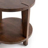 Alenna Tundra Brown End Table - Ornate Home