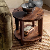 Alenna Tundra Brown End Table - Ornate Home