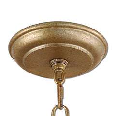 Alenya Gold/White 6 Light Shade Chandelier - Ornate Home