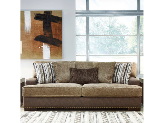 Alesbury Chocolate Sofa (Online Special Price) - Ornate Home