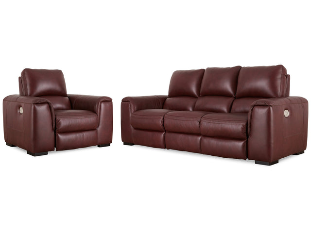 Alessandro Garnet Reclining Sofa and Recliner - Ornate Home