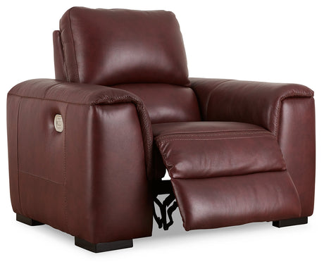 Alessandro Garnet Reclining Sofa and Recliner - Ornate Home