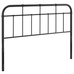Alessia Black Metal Full Headboard - Ornate Home