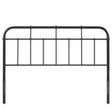 Alessia Black Metal King Headboard - Ornate Home