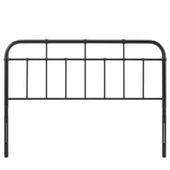 Alessia Black Metal King Headboard - Ornate Home