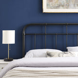 Alessia Black Metal King Headboard - Ornate Home