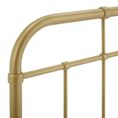 Alessia Gold Metal King Headboard - Ornate Home
