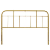 Alessia Gold Metal Twin Headboard - Ornate Home