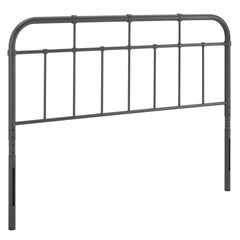 Alessia Gray Metal King Headboard - Ornate Home