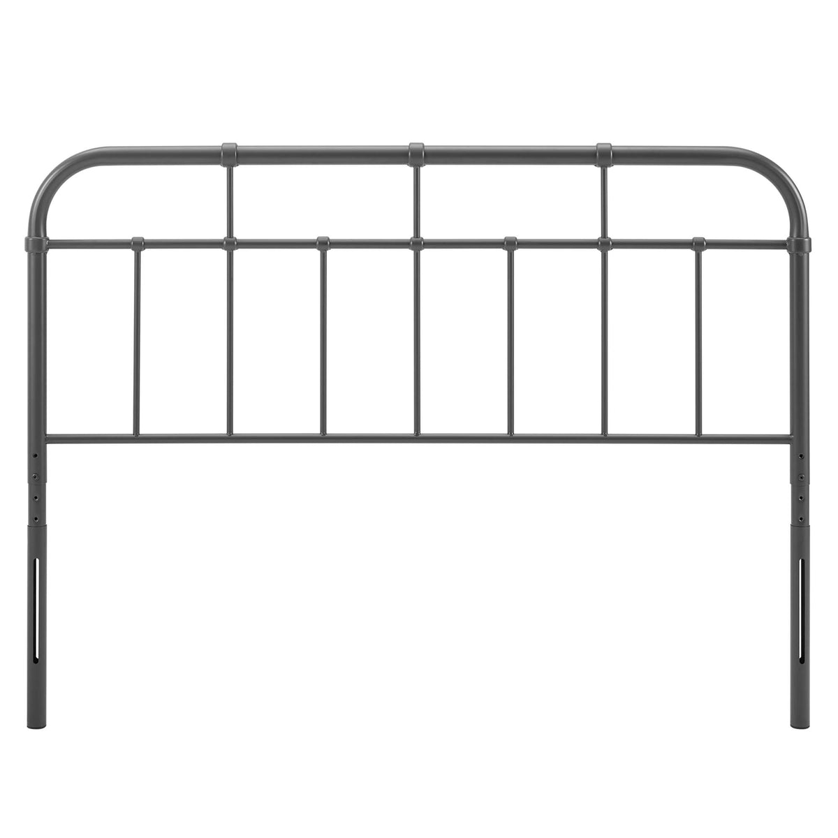 Alessia Gray Metal King Headboard - Ornate Home