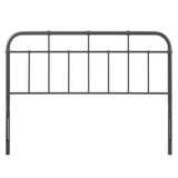 Alessia Gray Metal Queen Headboard - Ornate Home