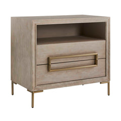 Alessia Light Oak Modern Side Table - Ornate Home