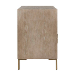Alessia Light Oak Modern Side Table - Ornate Home