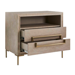 Alessia Light Oak Modern Side Table - Ornate Home