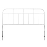 Alessia White Metal Full Headboard - Ornate Home