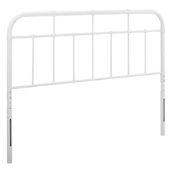 Alessia White Metal Queen Headboard - Ornate Home