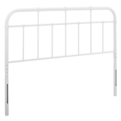 Alessia White Metal Queen Headboard - Ornate Home