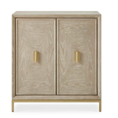 Alessia Woodtone Washed 2 Door Cabinet - Ornate Home