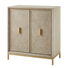 Alessia Woodtone Washed 2 Door Cabinet - Ornate Home