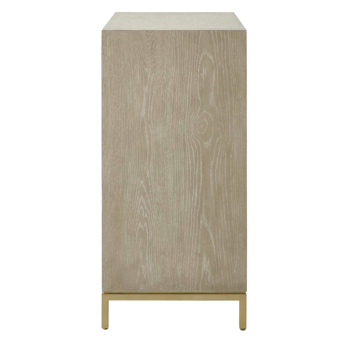 Alessia Woodtone Washed 2 Door Cabinet - Ornate Home