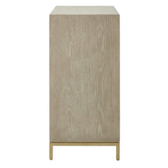 Alessia Woodtone Washed 2 Door Cabinet - Ornate Home