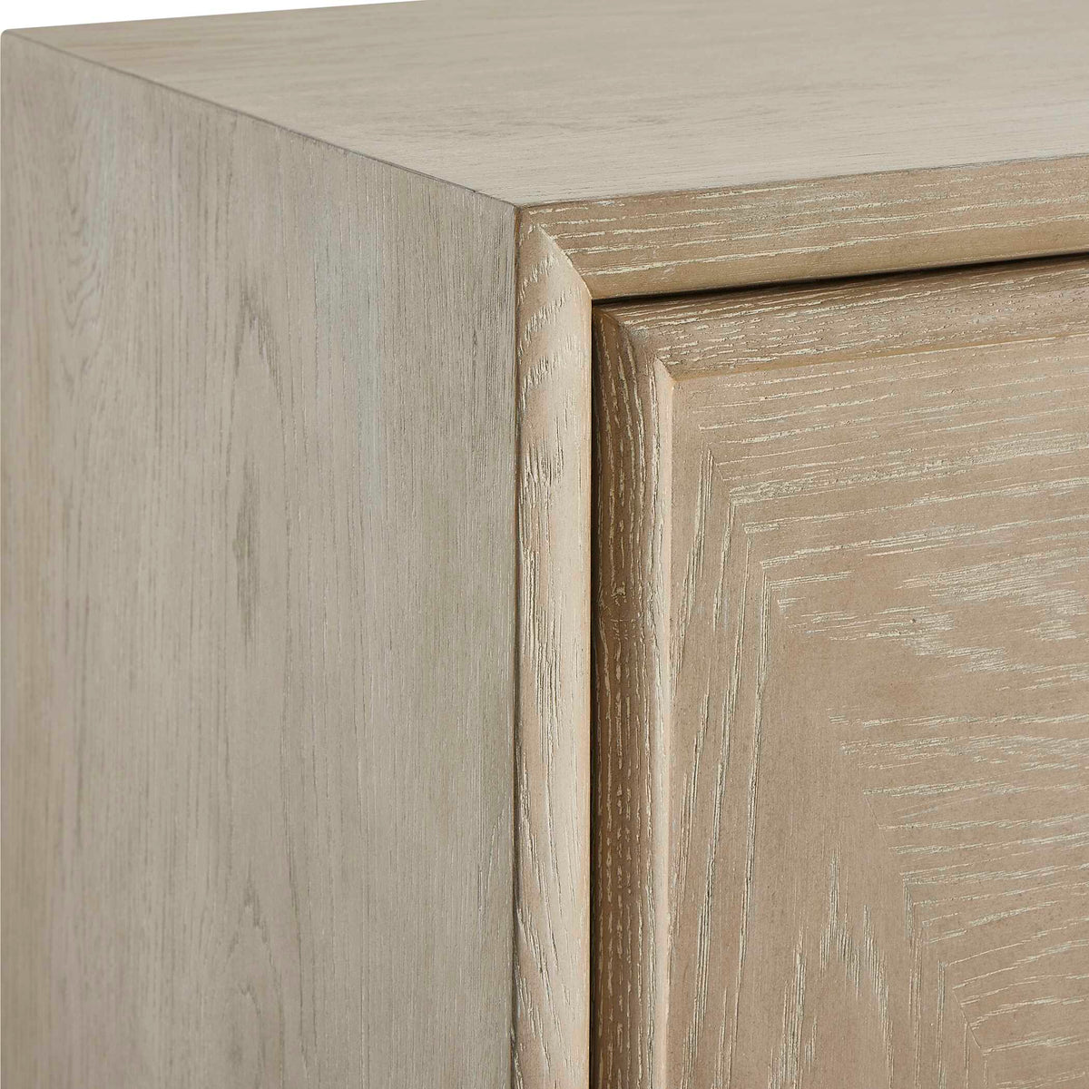 Alessia Woodtone Washed 2 Door Cabinet - Ornate Home