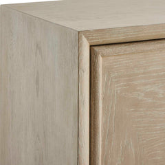 Alessia Woodtone Washed 2 Door Cabinet - Ornate Home