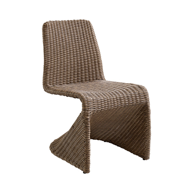 Alesso Brown Outdoor Dining Chair (Set of 2) - Ornate Home