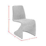 Alesso Brown Outdoor Dining Chair (Set of 2) - Ornate Home