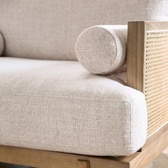 Alesund Beige & Light Oak Chair - Ornate Home