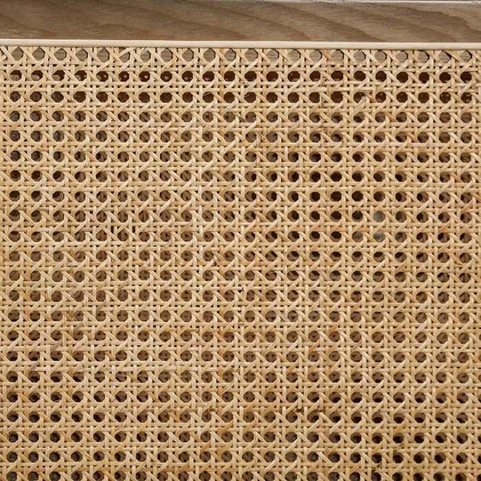 Alesund Beige & Light Oak Sofa - Ornate Home