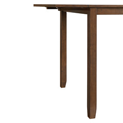 Alex Espresso 3PC Dining Set with Drop Leaf Table - Ornate Home