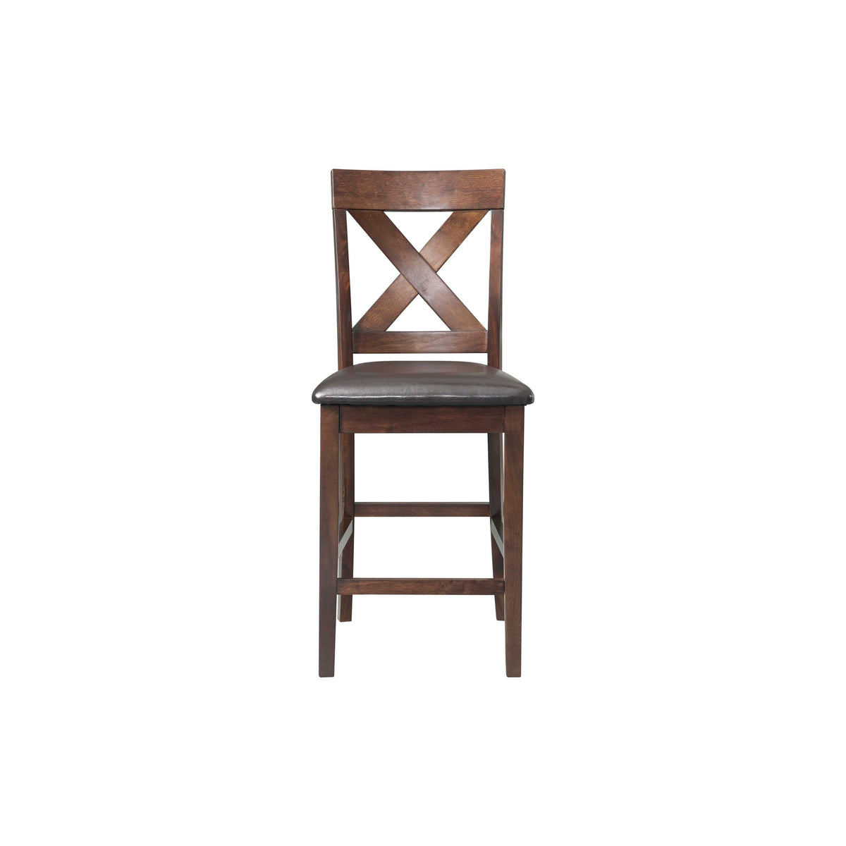 Alex Espresso/Brown Counter Side Chair (Set of 2) - Ornate Home