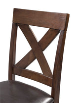 Alex Espresso/Brown Counter Side Chair (Set of 2) - Ornate Home