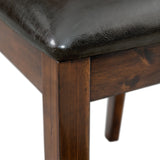 Alex Espresso/Brown Counter Side Chair (Set of 2) - Ornate Home