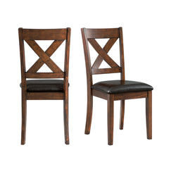 Alex Espresso Dining Side Chair (Set of 2) - Ornate Home